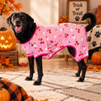 Spooky Pink Dog Pajamas