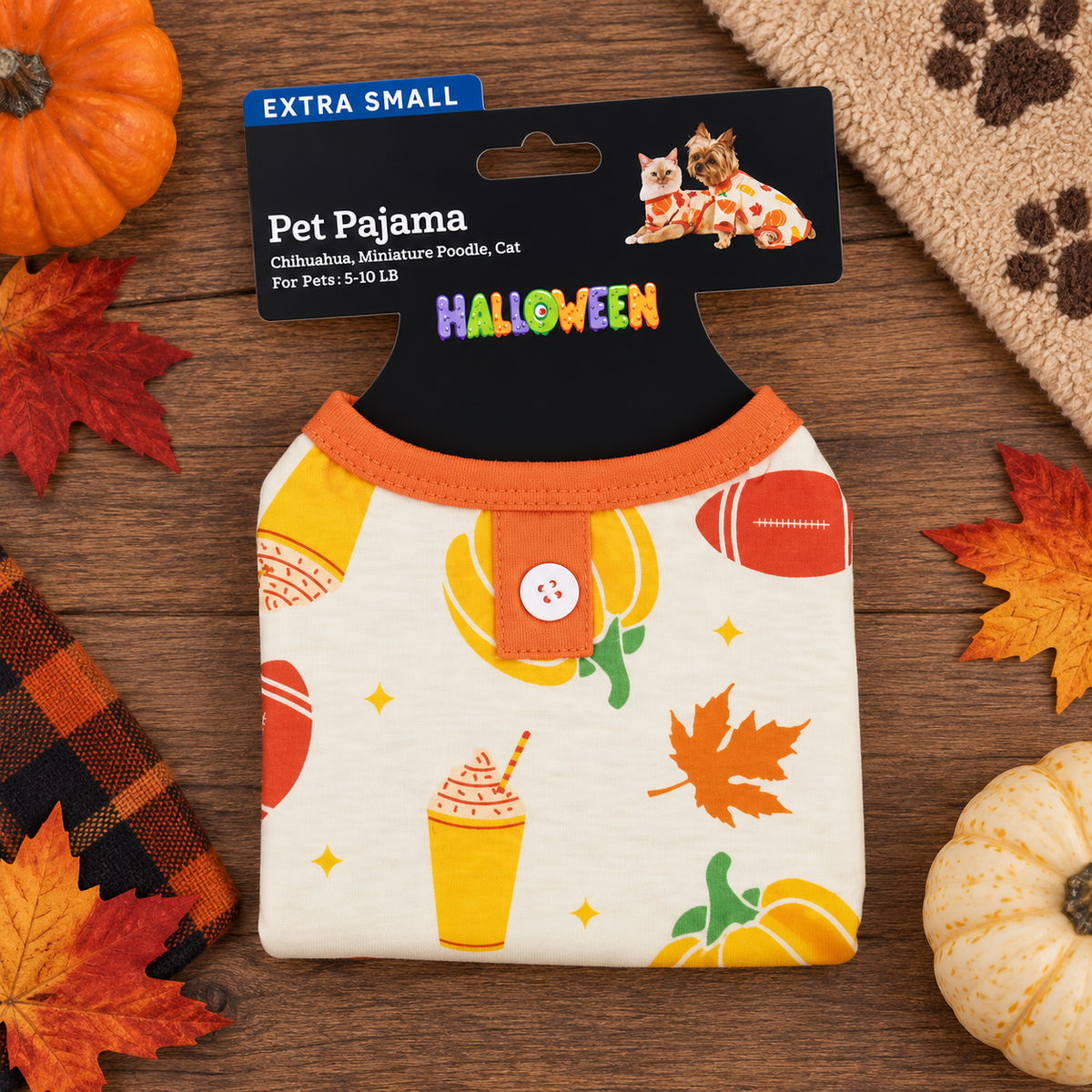 Pumpkin Pet Hoodie