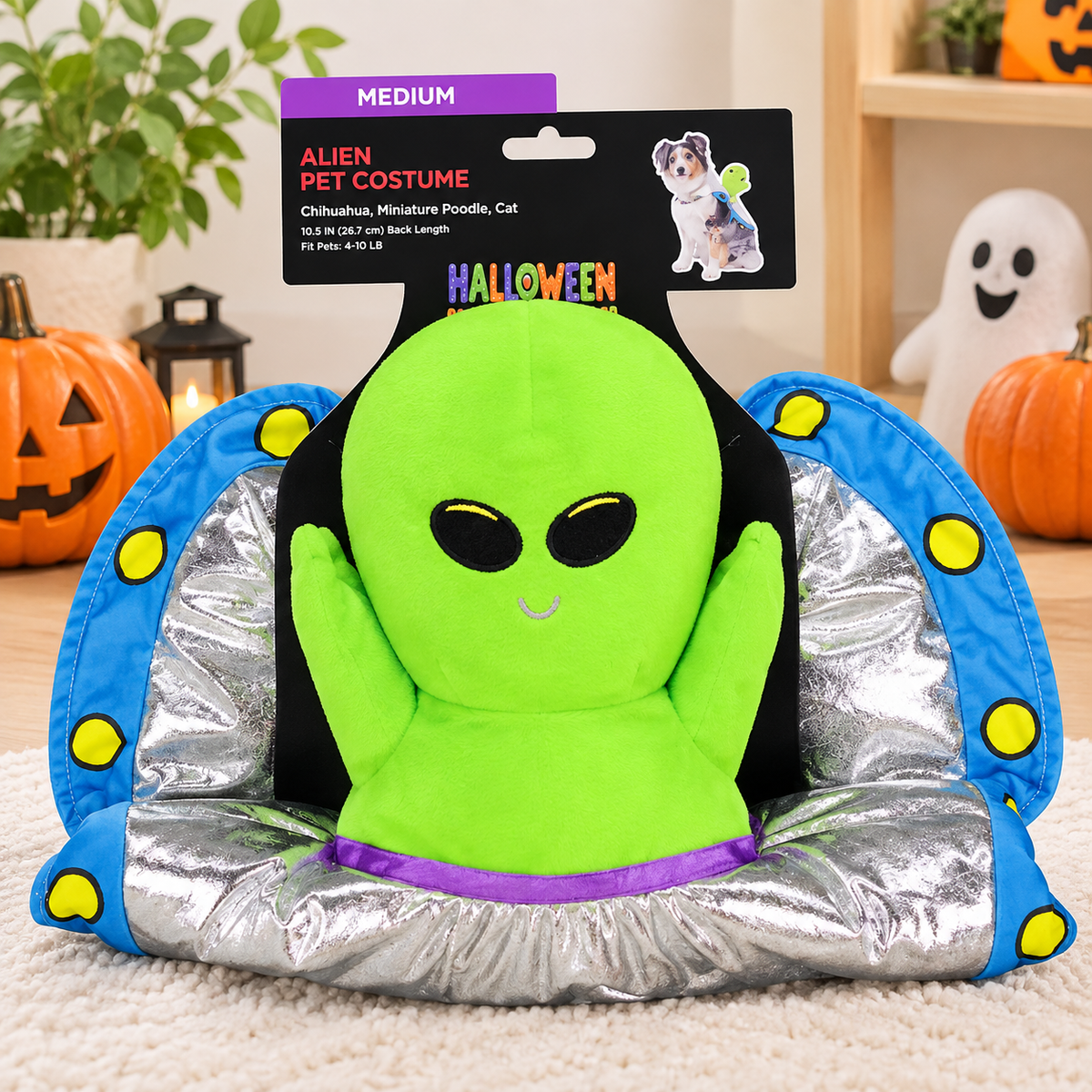 Alien Rider Pet Costume