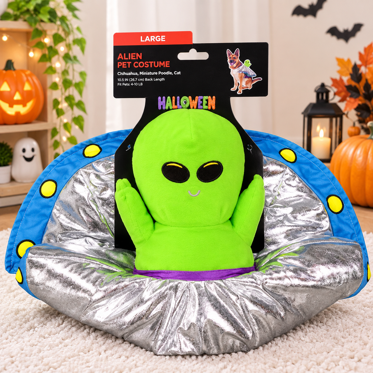 Alien Rider Pet Costume
