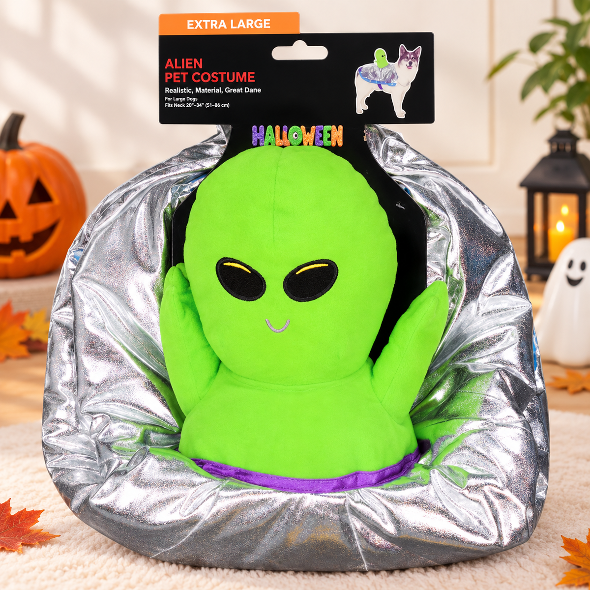 Alien Rider Pet Costume