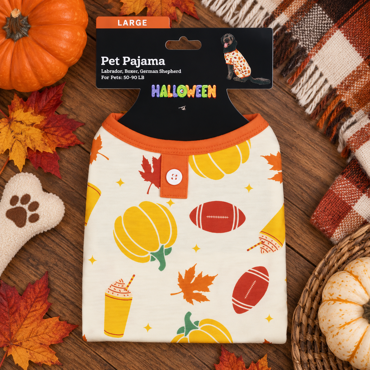 Pumpkin Pet Hoodie