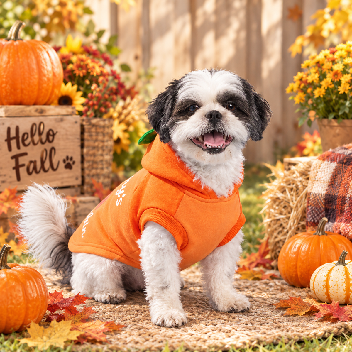 Little Pumpkin Pet Hoodie