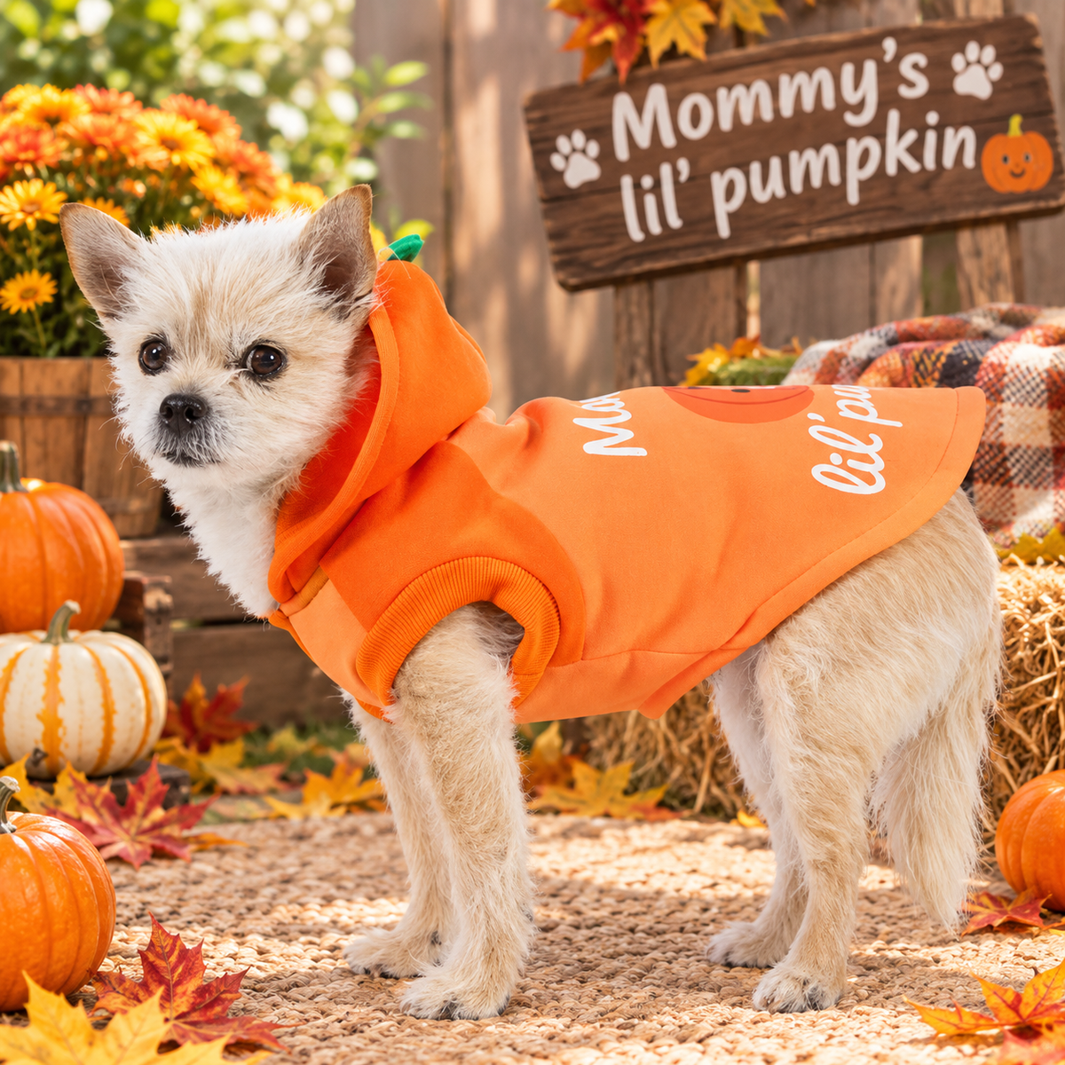 Little Pumpkin Pet Hoodie