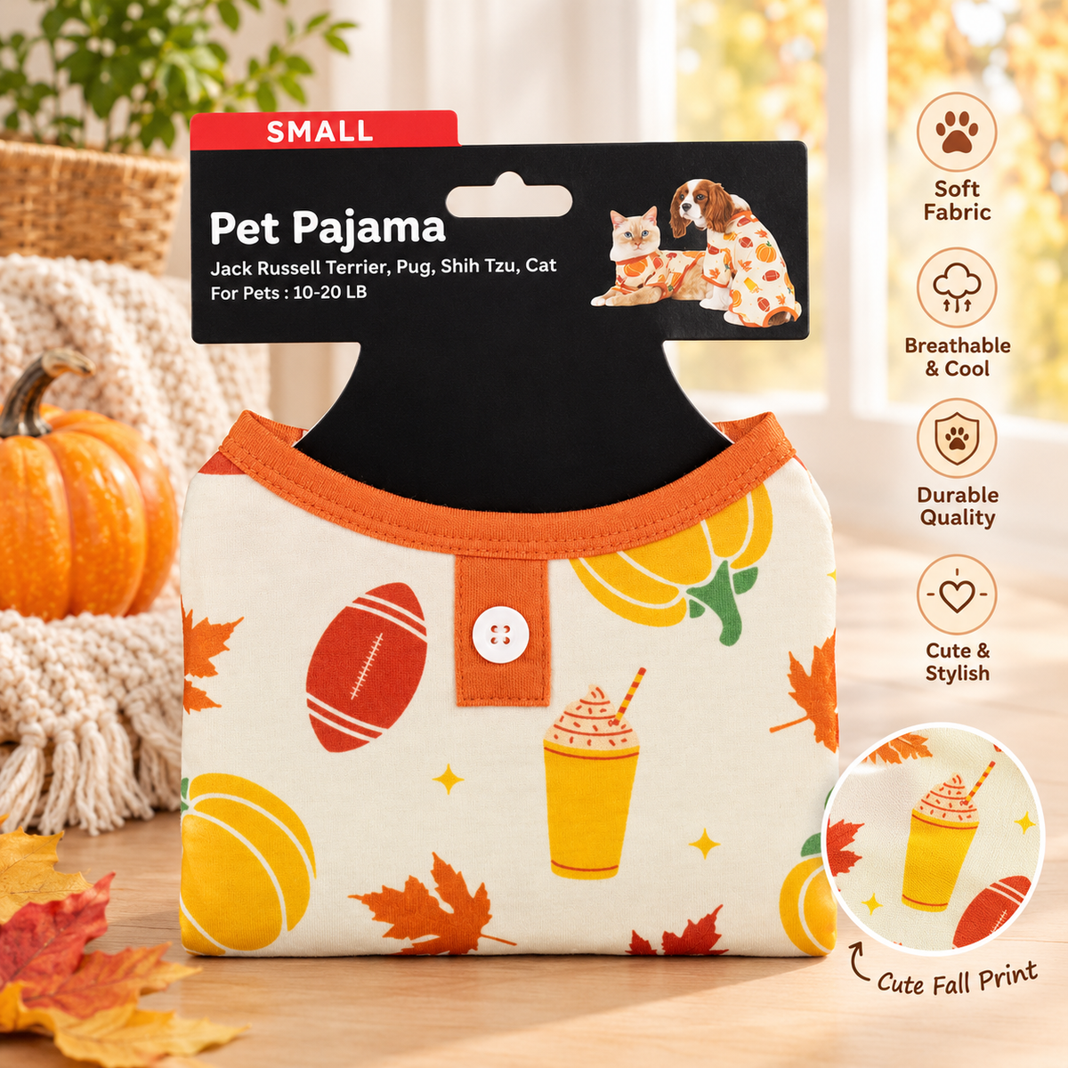 Pumpkin Pet Hoodie