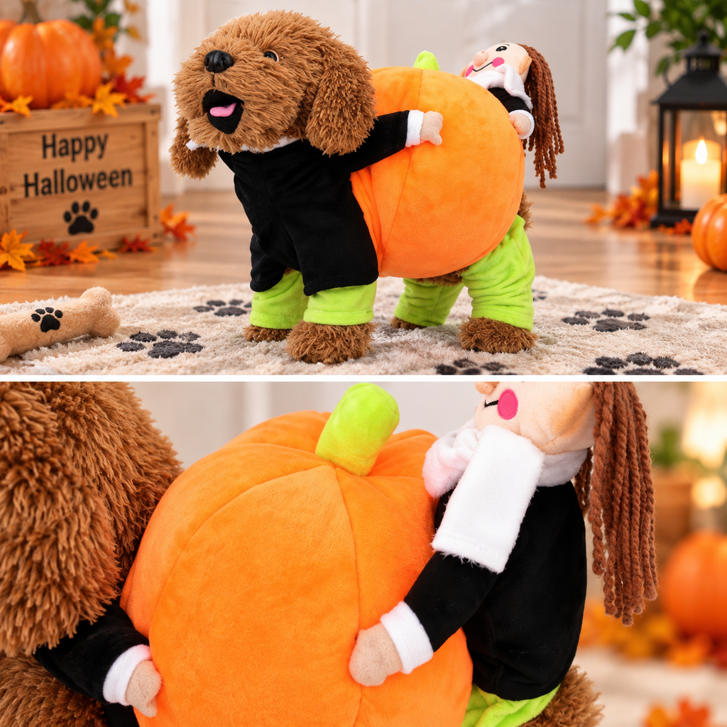 Pumpkin Carrier Dog Costume