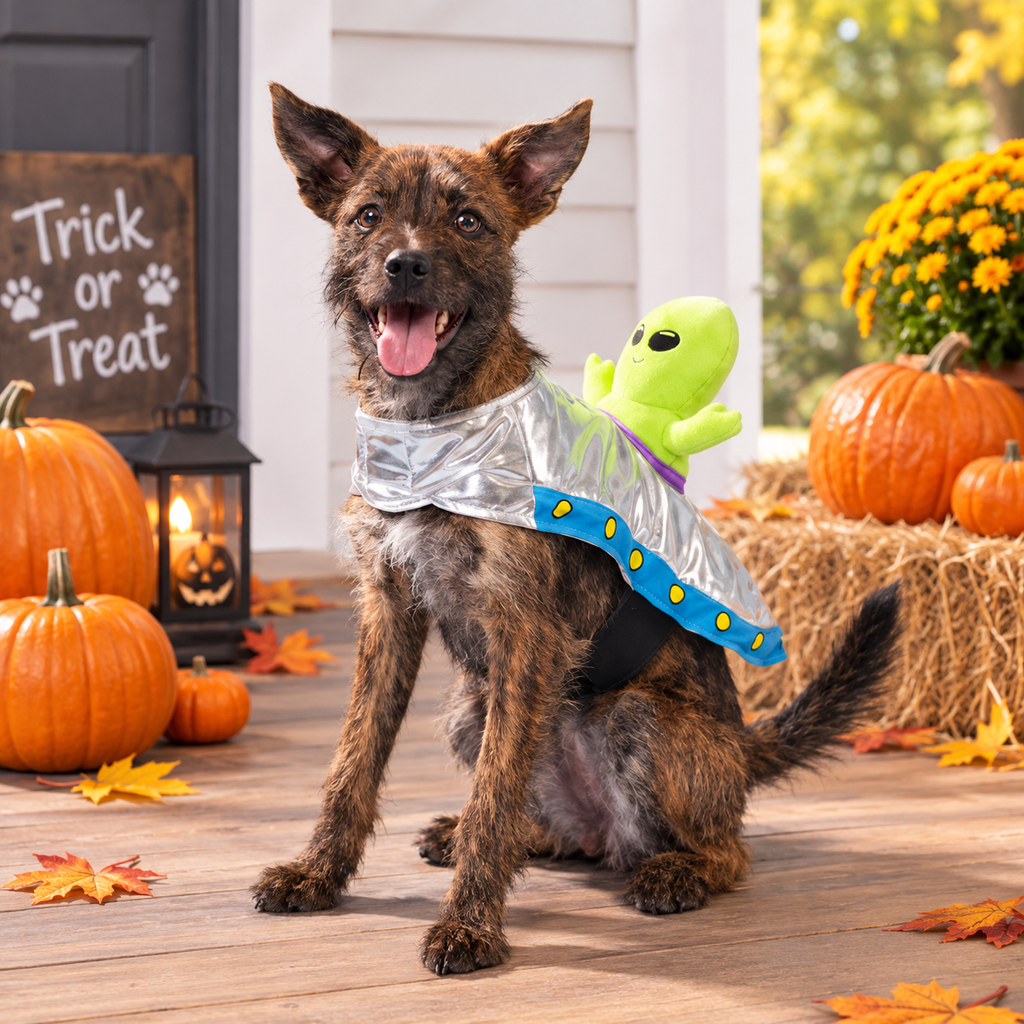 Alien Rider Pet Costume