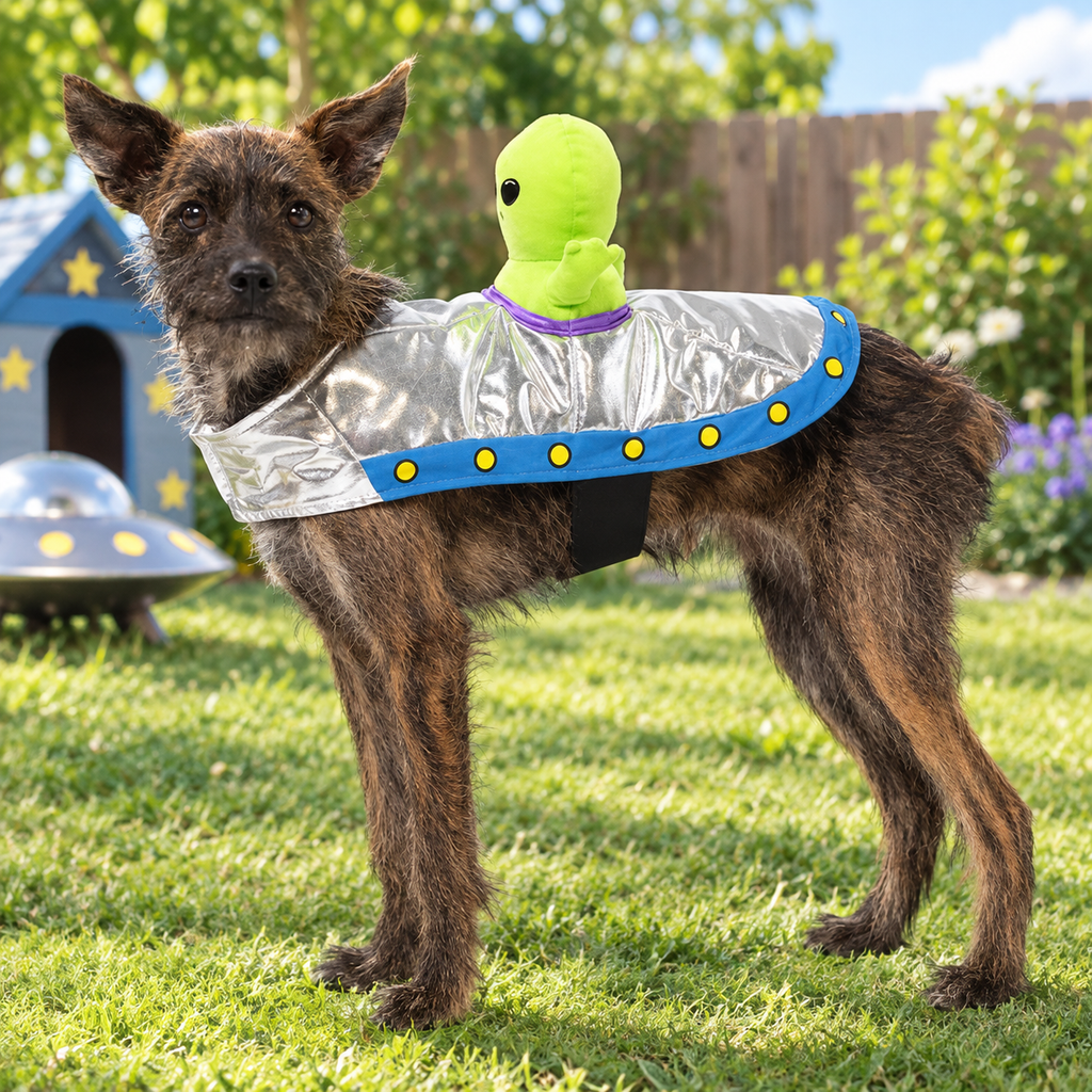 Alien Rider Pet Costume